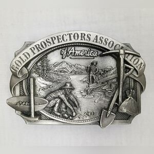1985 Gold Prospectors Association of America Belt Buckle